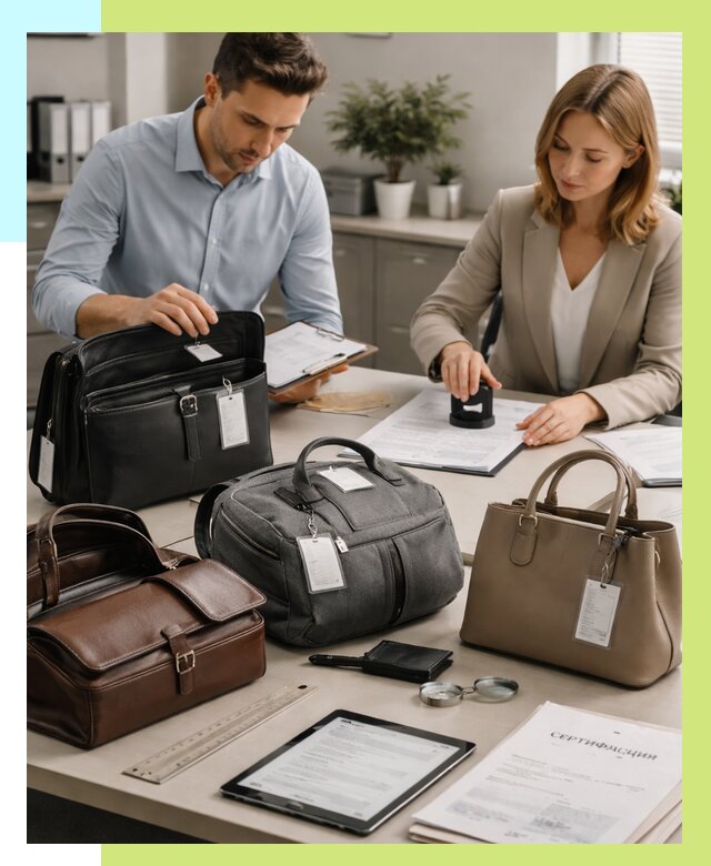 Сертификация сумок в Реутове от 7805 руб. | Алешин-Ртв