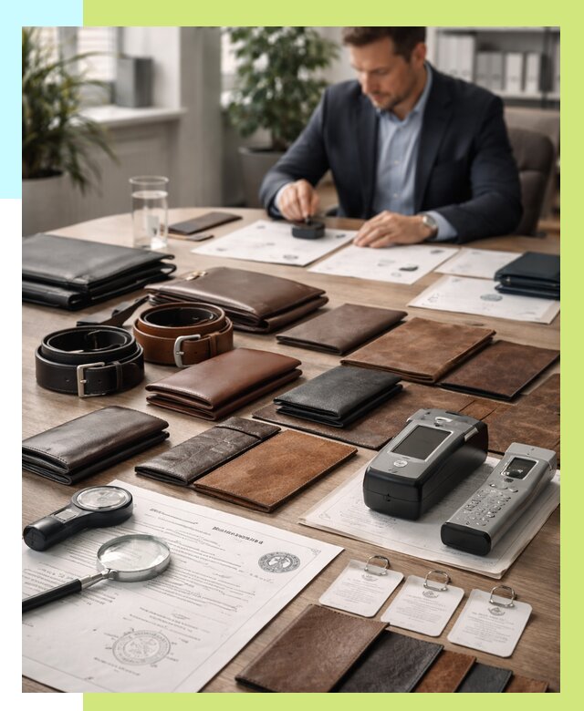 Сертификация кожаных изделий в Реутове от 12488 р. | Алешин-Ртв