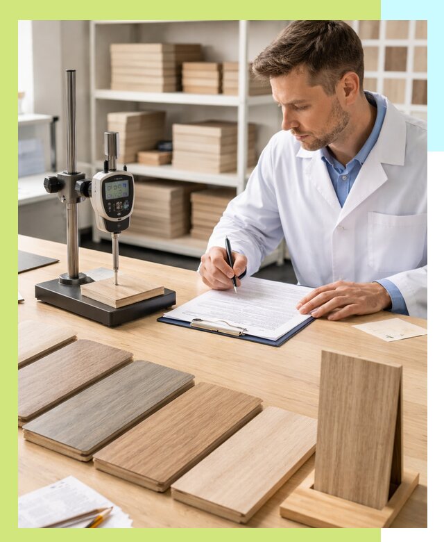 Сертификация ламината с испытаниями и оформлением документов в Реутове