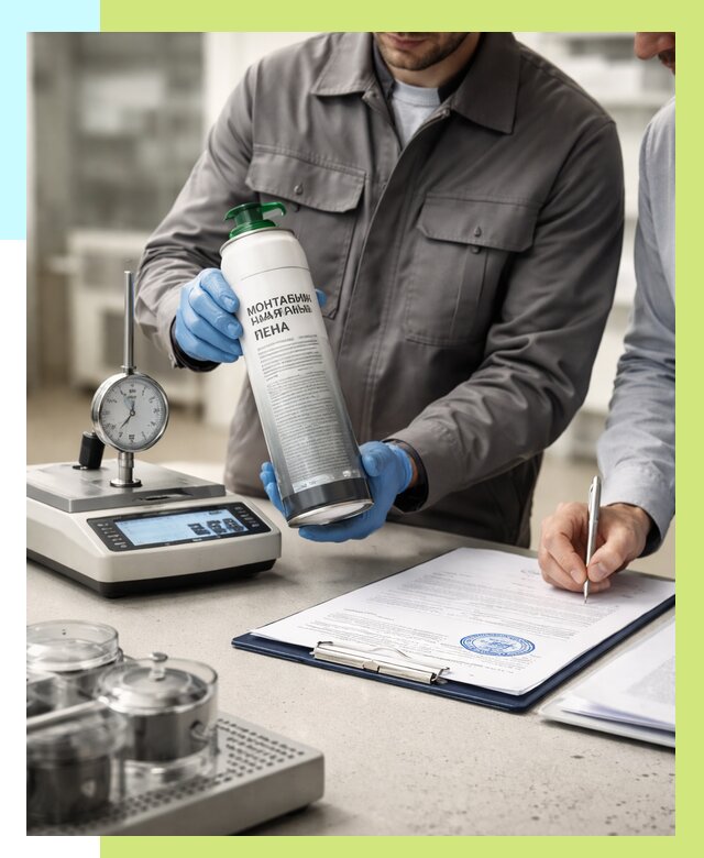 Сертификация монтажной пены в Реутове от 15611 р. | Алешин-Ртв