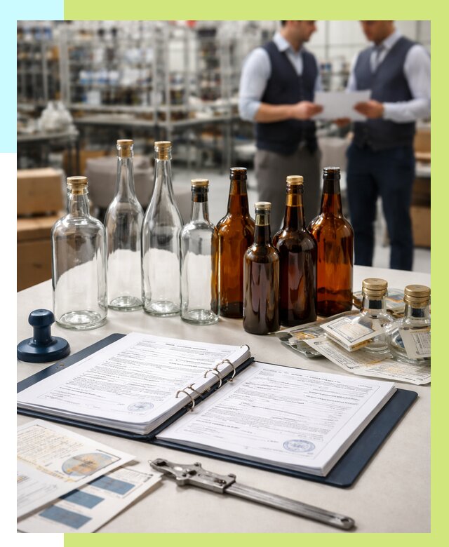Сертификация стеклянных бутылок в Реутове от 26018 р. | Алешин-Ртв