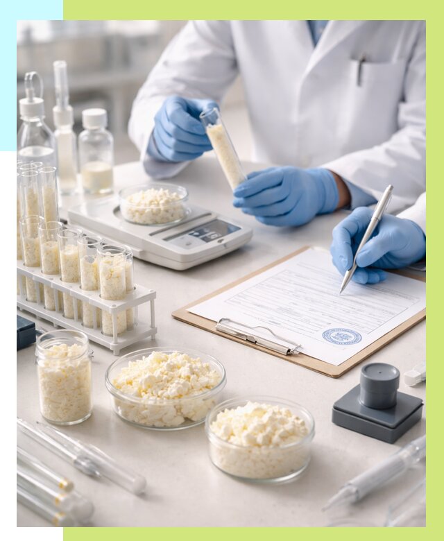 Сертификация творога в Реутове от 12488 р. под ключ | Алешин-Ртв