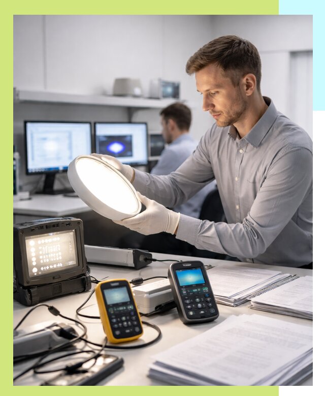 Сертификация светильников в Реутове: испытания и оформление