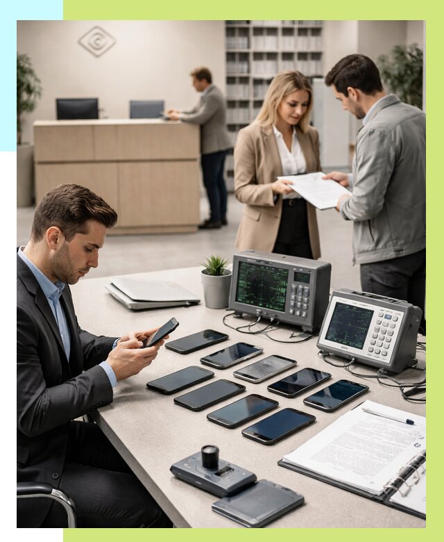 Сертификация телефонов в Реутове от 26018 р. под ключ | Алешин-Ртв