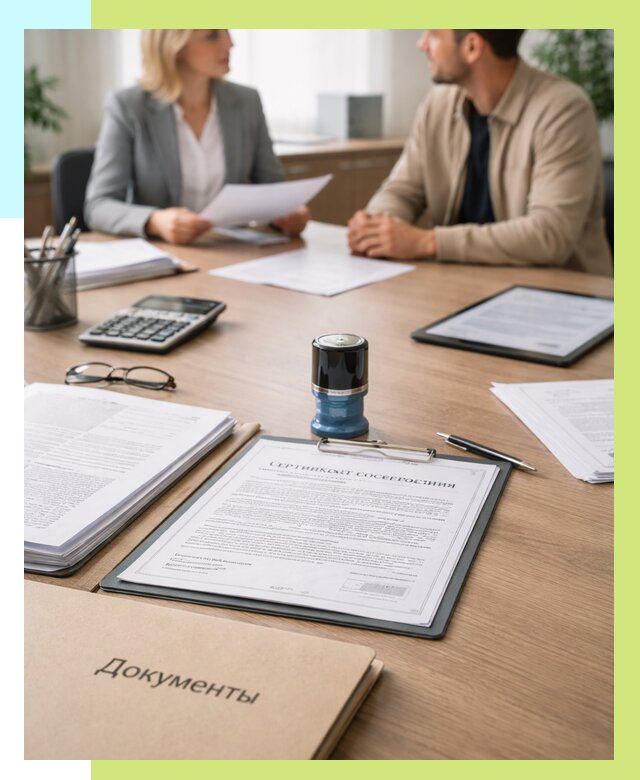 Сертификат соответствия на продукцию в Реутове от 15611 р.|Алешин-Ртв