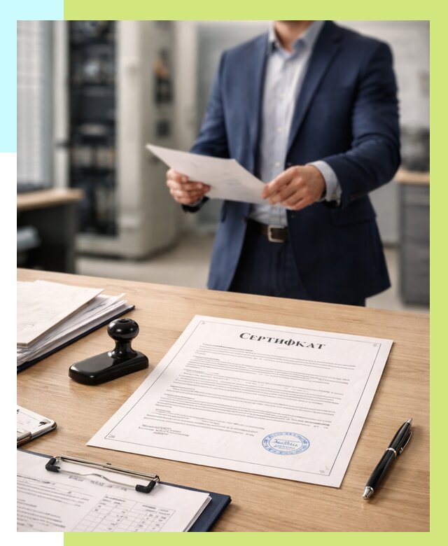 Сертификат на оборудование в Реутове от 15611 р. | Алешин-Ртв