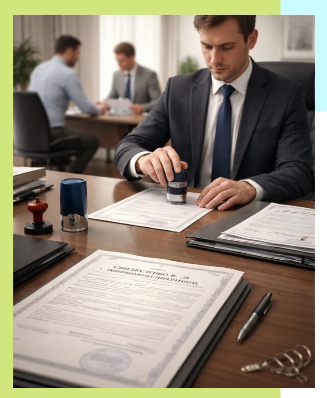 Оформление свидетельства о государственной регистрации в Реутове