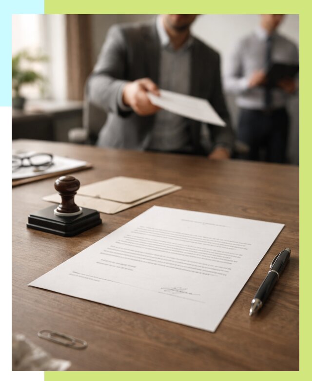 Отказное письмо по сертификации в Реутове от 3642 р. | Алешин-Ртв