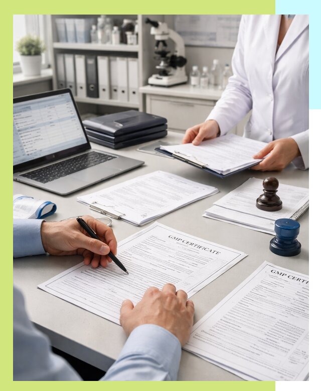 Оформление сертификата GMP в Реутове для фармпроизводства