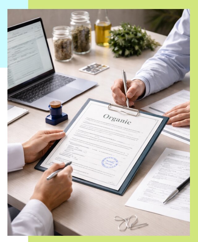Оформление сертификат органик в Реутове от 31221 р. | Алешин-Ртв
