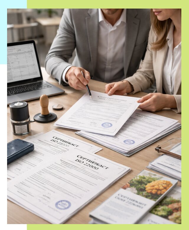 Сертификат ISO 22000 в Реутове от 41628 р. под ключ | Алешин-Ртв