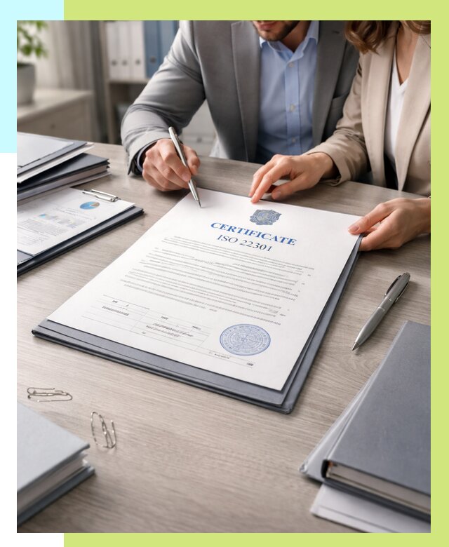 Сертификат ISO 22301 в Реутове от 46832 р. | Алешин-Ртв срочно