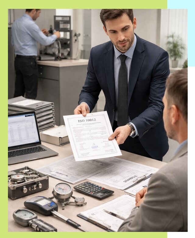 Выдача сертификата ISO 10012 по требованиям метрологии в Реутове